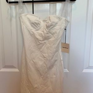 Superdown Trisha Tie Dress- White